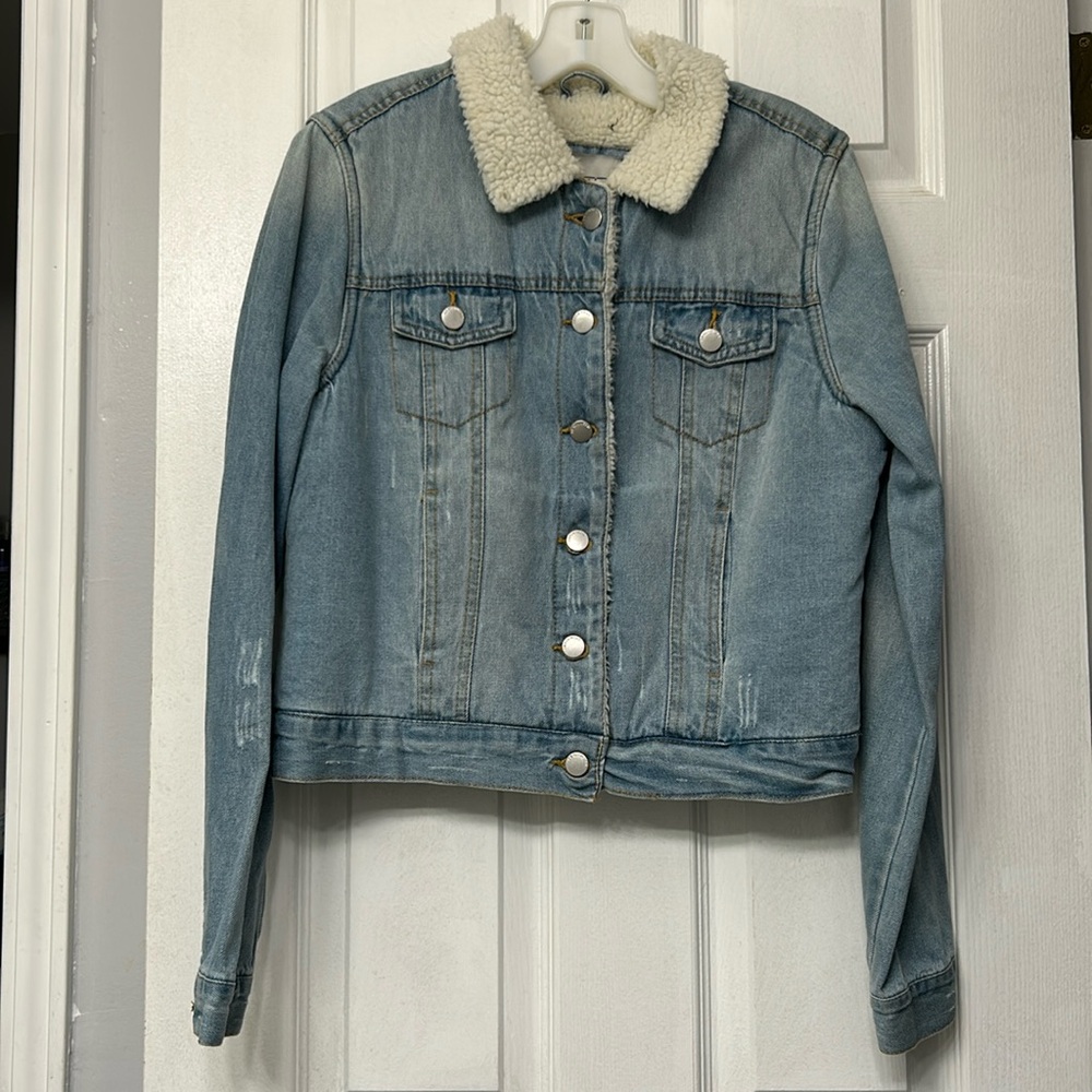 Reserve Fairfax Large denim jacket w lining
